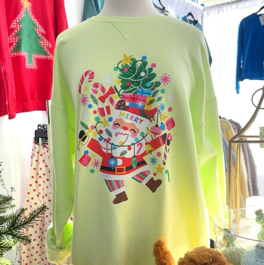 Merry & Bright Santa Sweatshirt