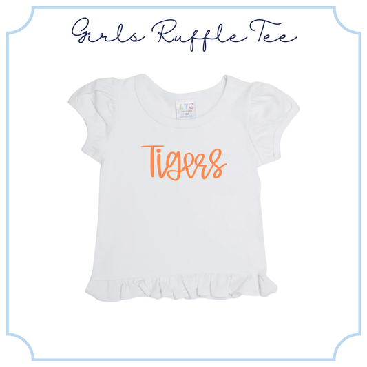 Girls Ruffle Tee