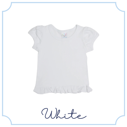 Girls Ruffle Tee