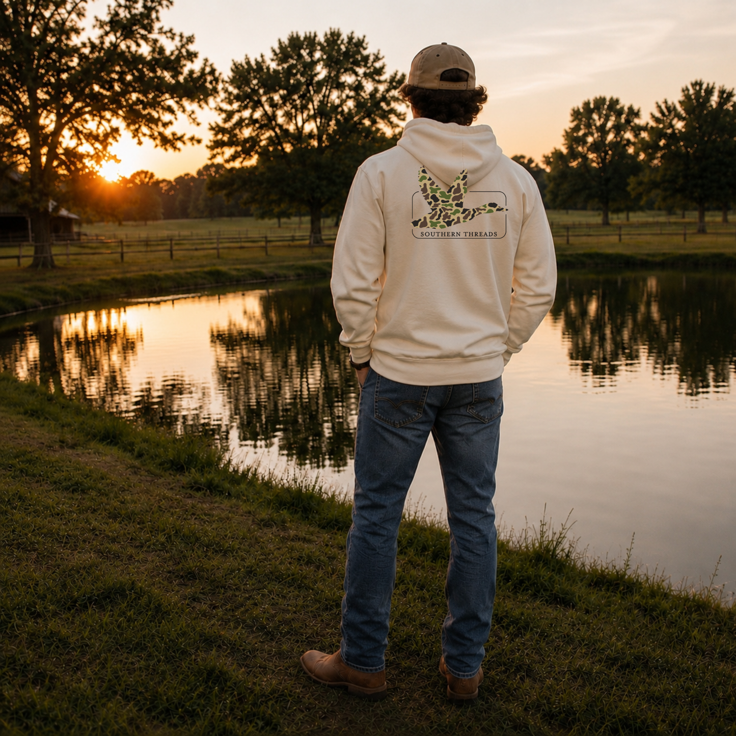 Duck Hoodie, Sandstone