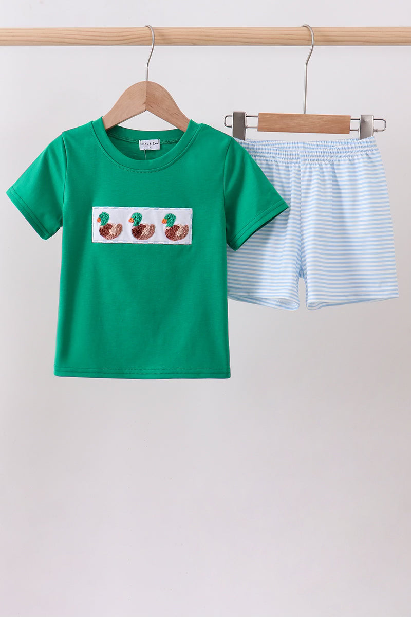 Duck French Knot Short Set