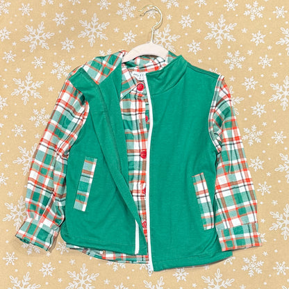 Plaid 2 Piece Vest Set