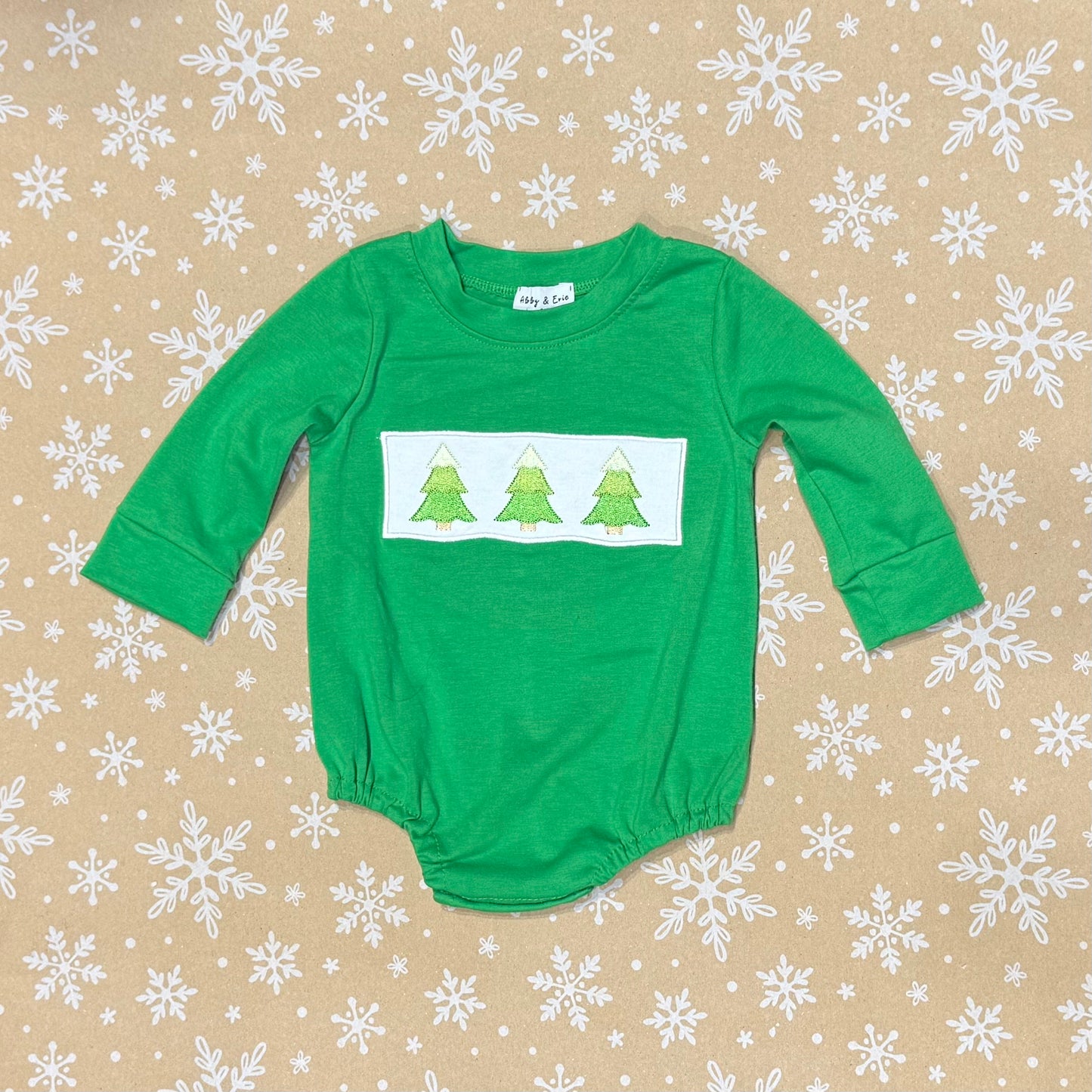 Christmas Tree Embroidered Bubble