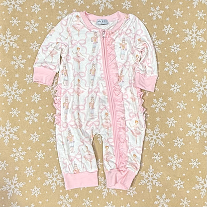 Pink Nutcracker Ruffle Sleeper