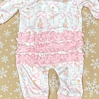 Pink Nutcracker Ruffle Sleeper