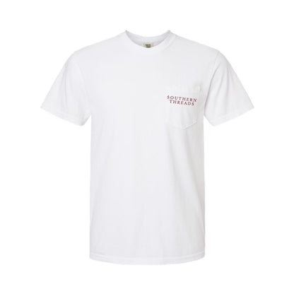 Patriotic AL State Tee, Red Outline