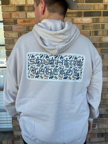 License Plate Logo Hoodie, Sandstone
