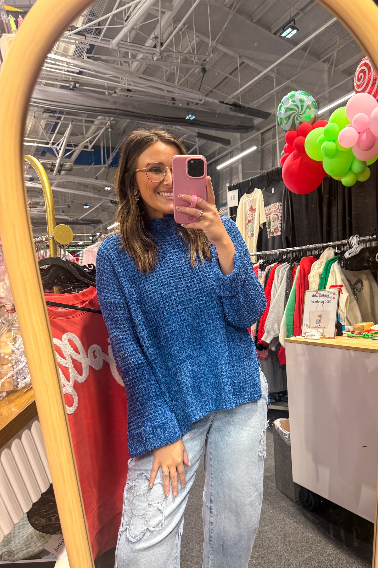 Fireside Sweater, Blue