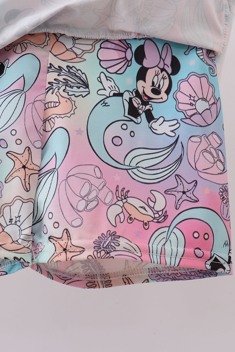 Mermaid Minnie Skort Set