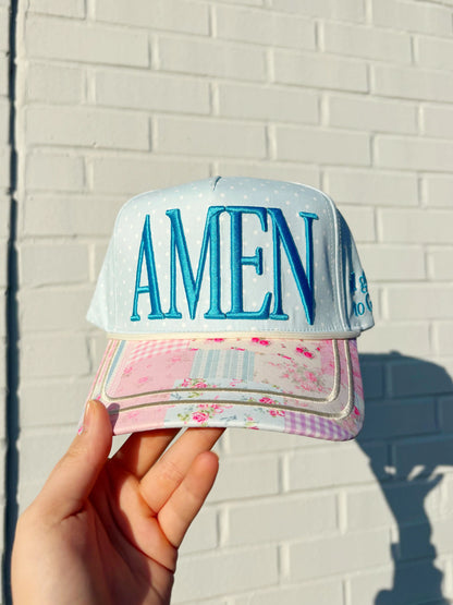 Amen Patchwork Hat