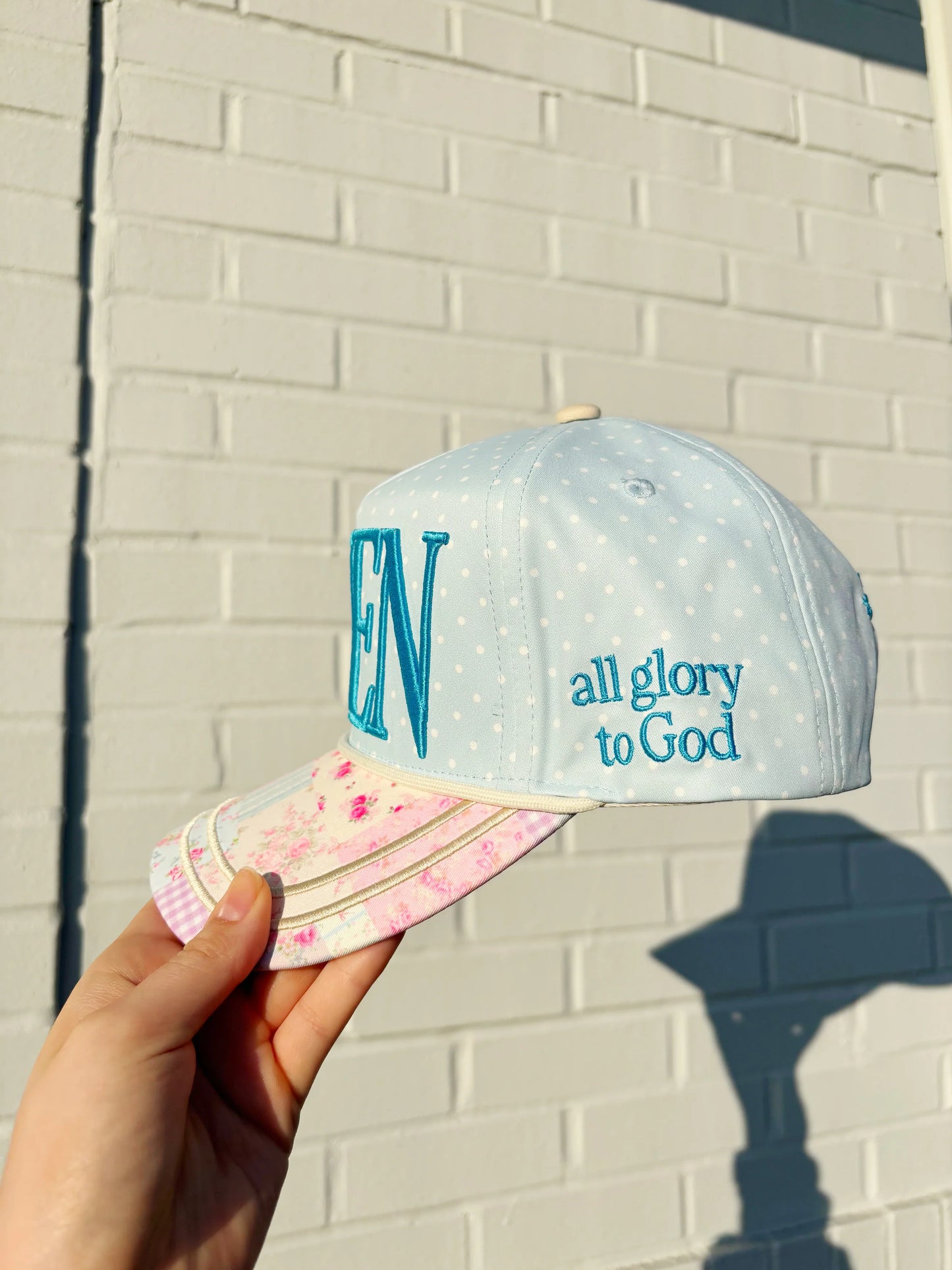 Amen Patchwork Hat