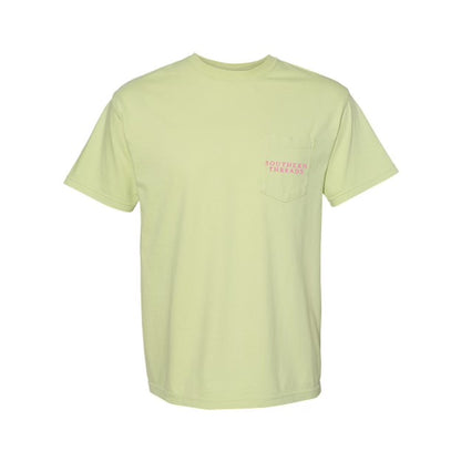 Lime Southern Threads Logo Tee
