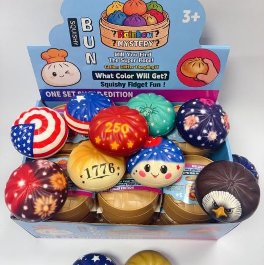 Mystery 4th of July Dumpling Squishies