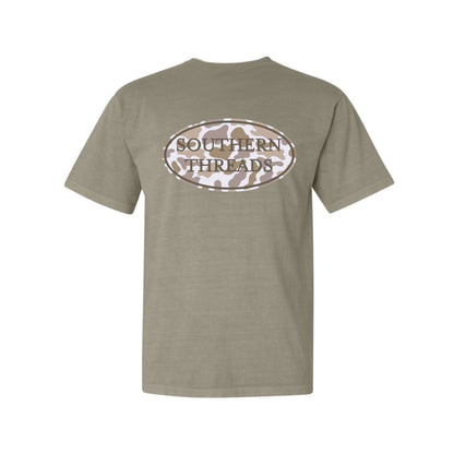 Oval Logo Tee, Sandstone