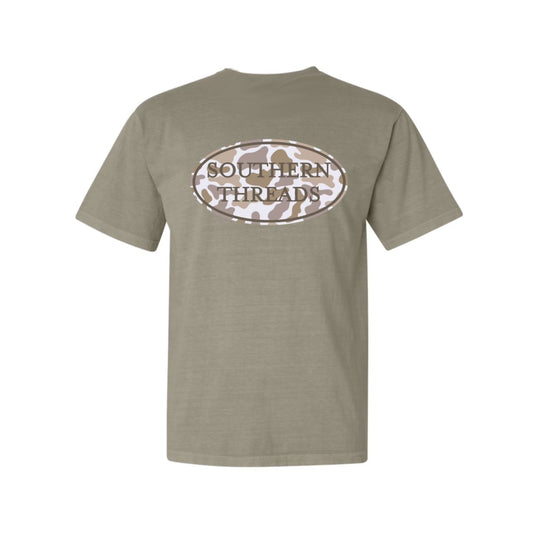 Oval Logo Tee, Sandstone