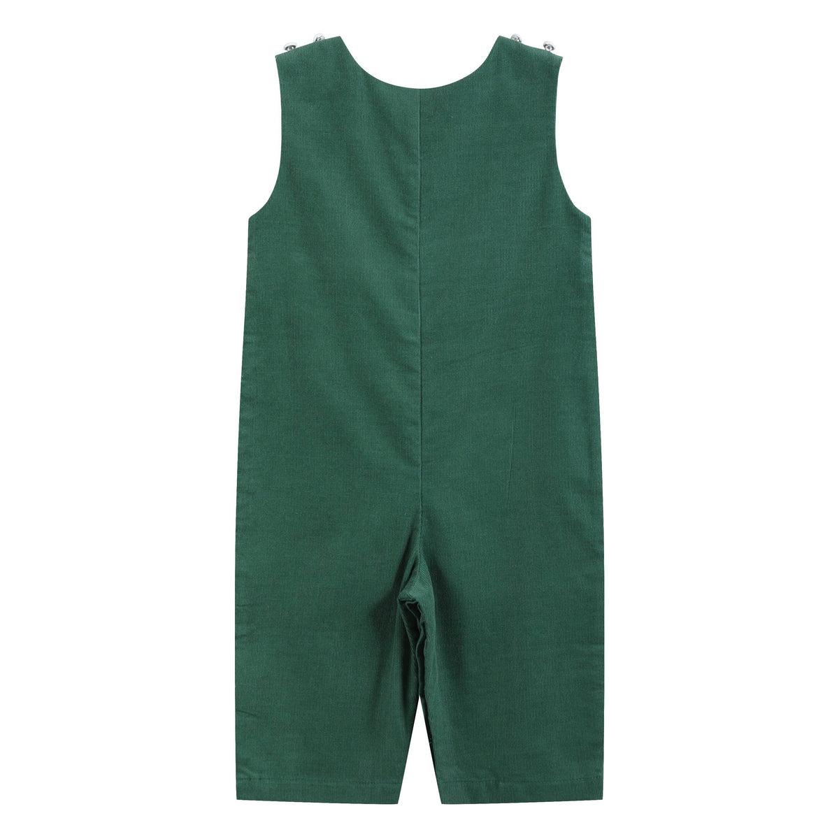Green Corduroy Santa Smocked Longall