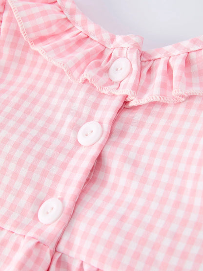 Summer Crocodile Smocked Bubble