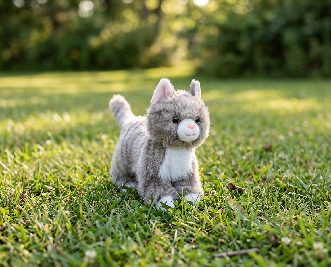 Tabby Cat Plush, 9"