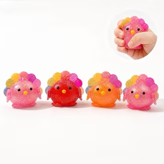 Colorful Glitter Turkey Squishy