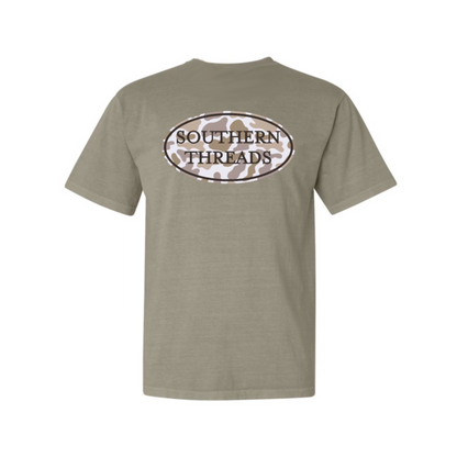 Oval Logo Tee, Sandstone